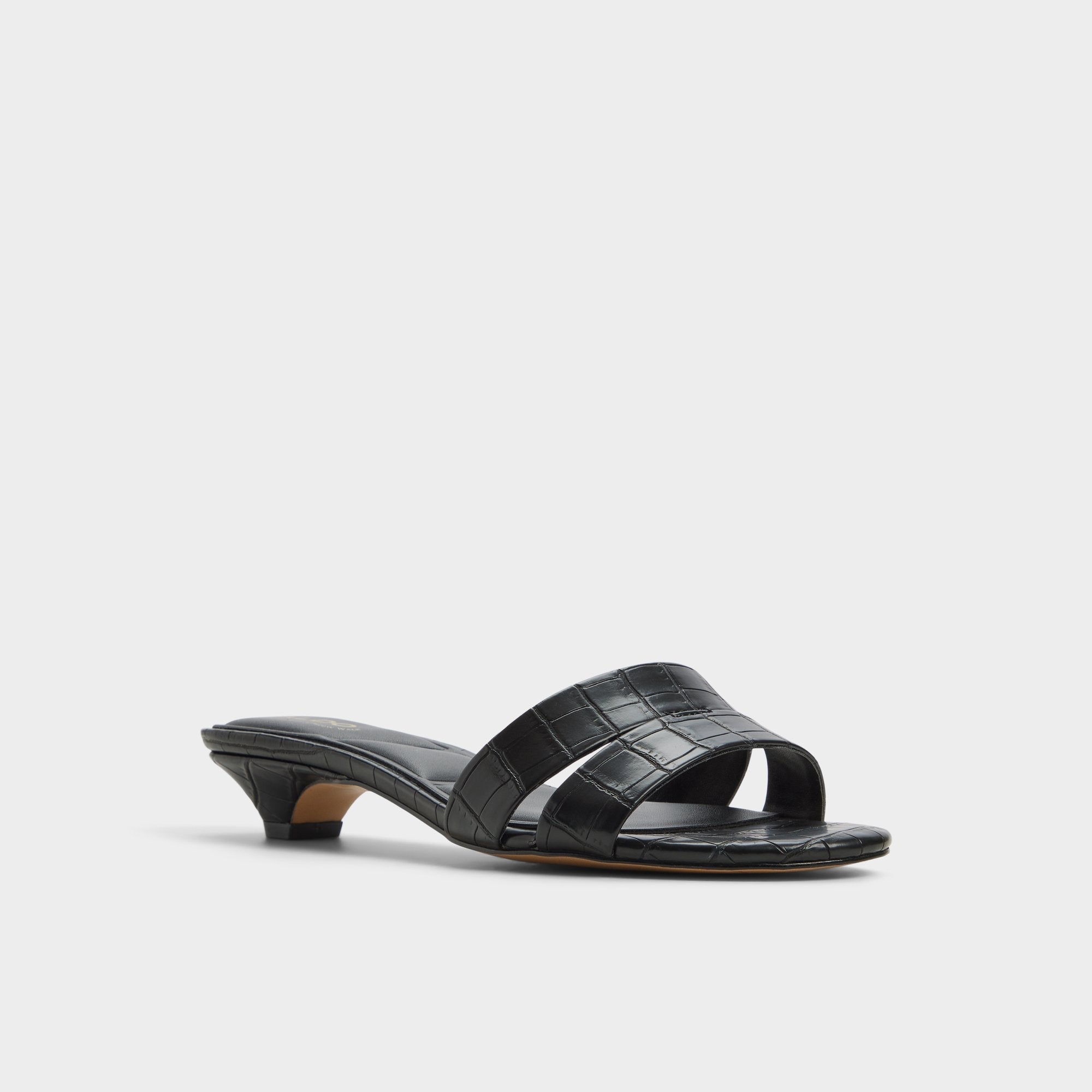Aldo Scarletta Black Women's Heeled mules - Heeled mule, Kitten heel