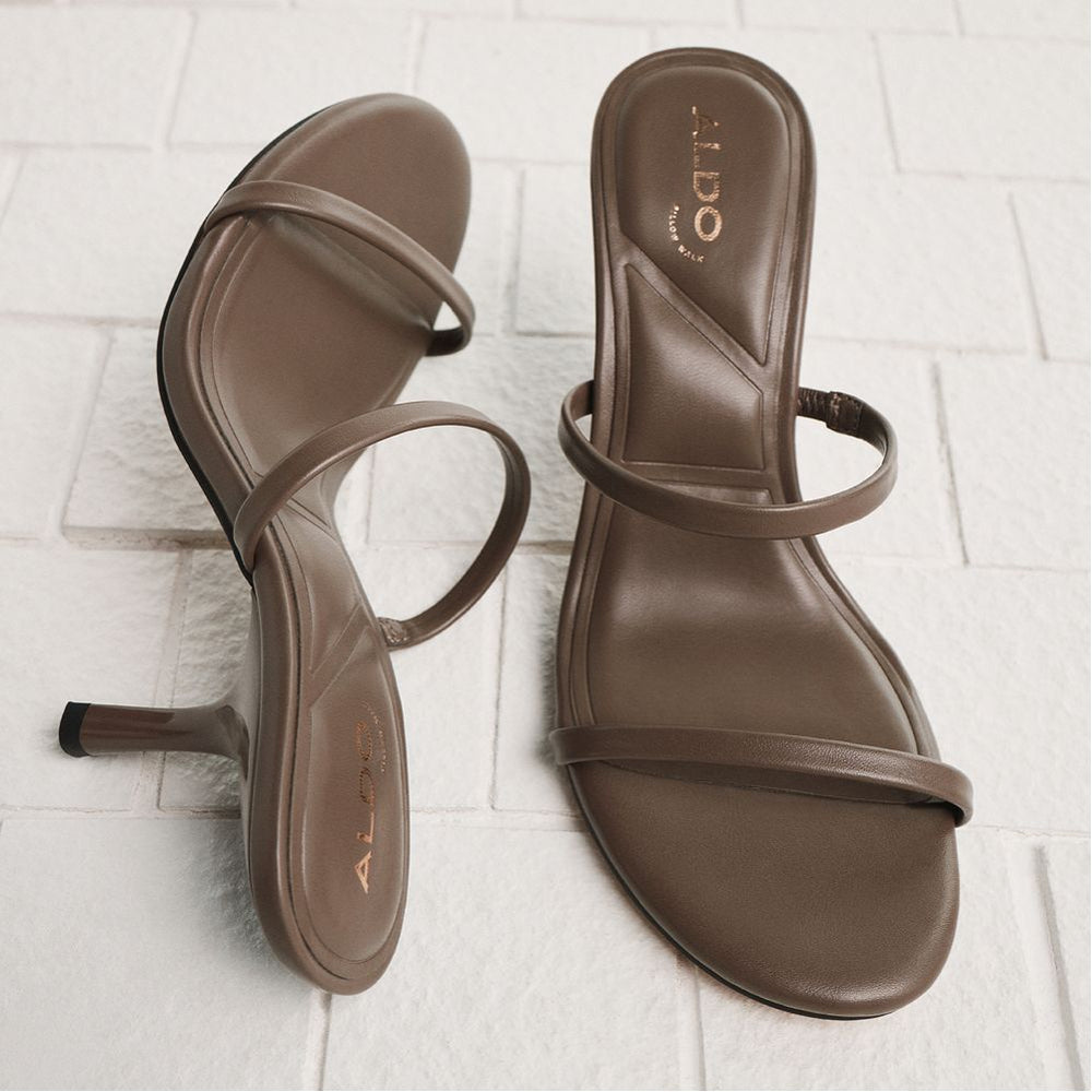 Aldo Avelinda in Khaki - Heeled mule