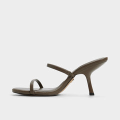 Aldo Avelinda in Khaki - Heeled mule