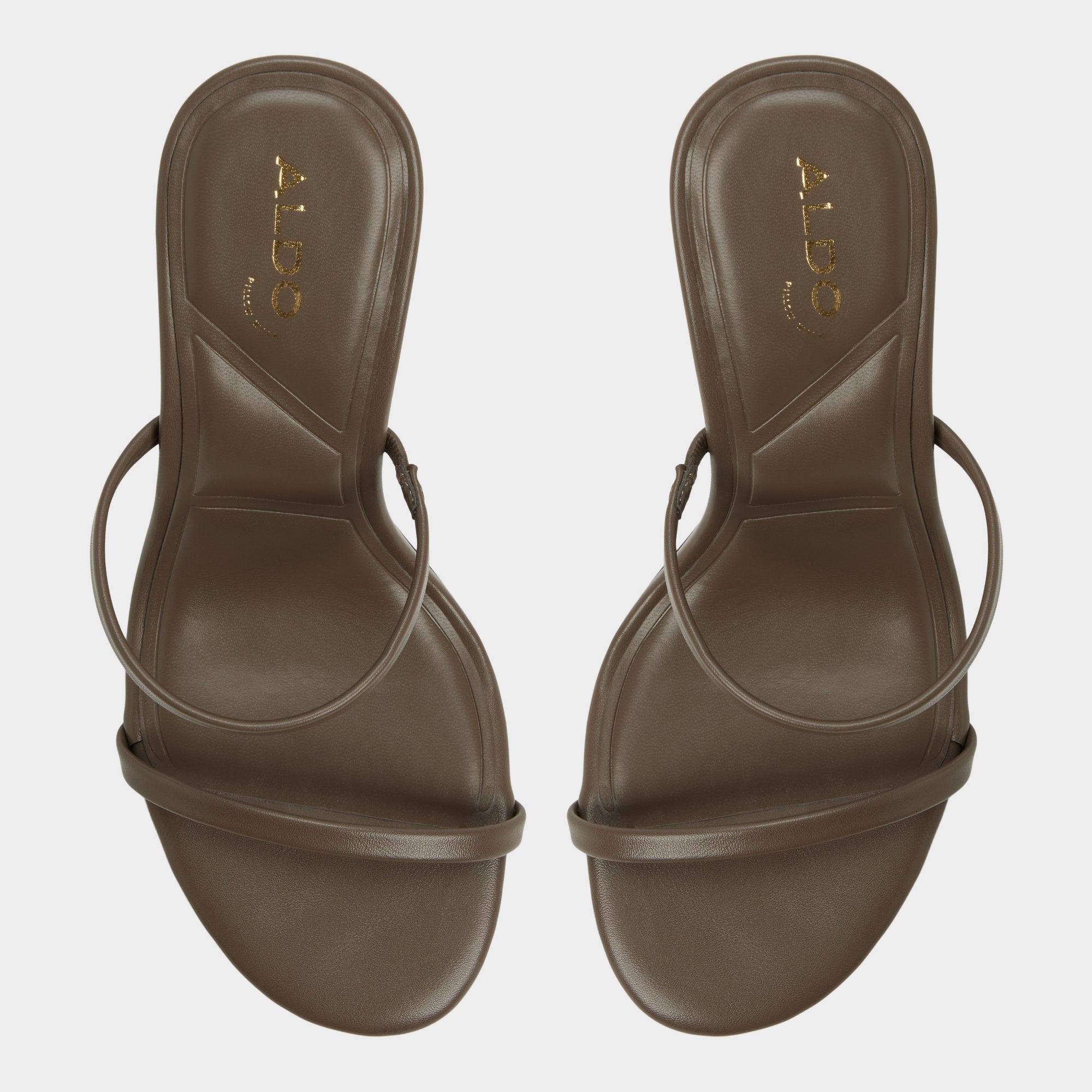 Aldo Avelinda in Khaki - Heeled mule