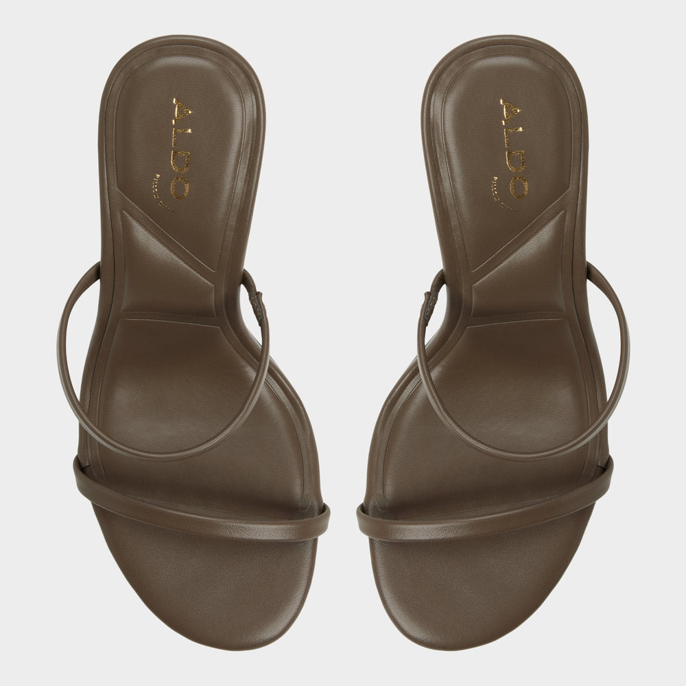 Aldo Avelinda in Khaki - Heeled mule