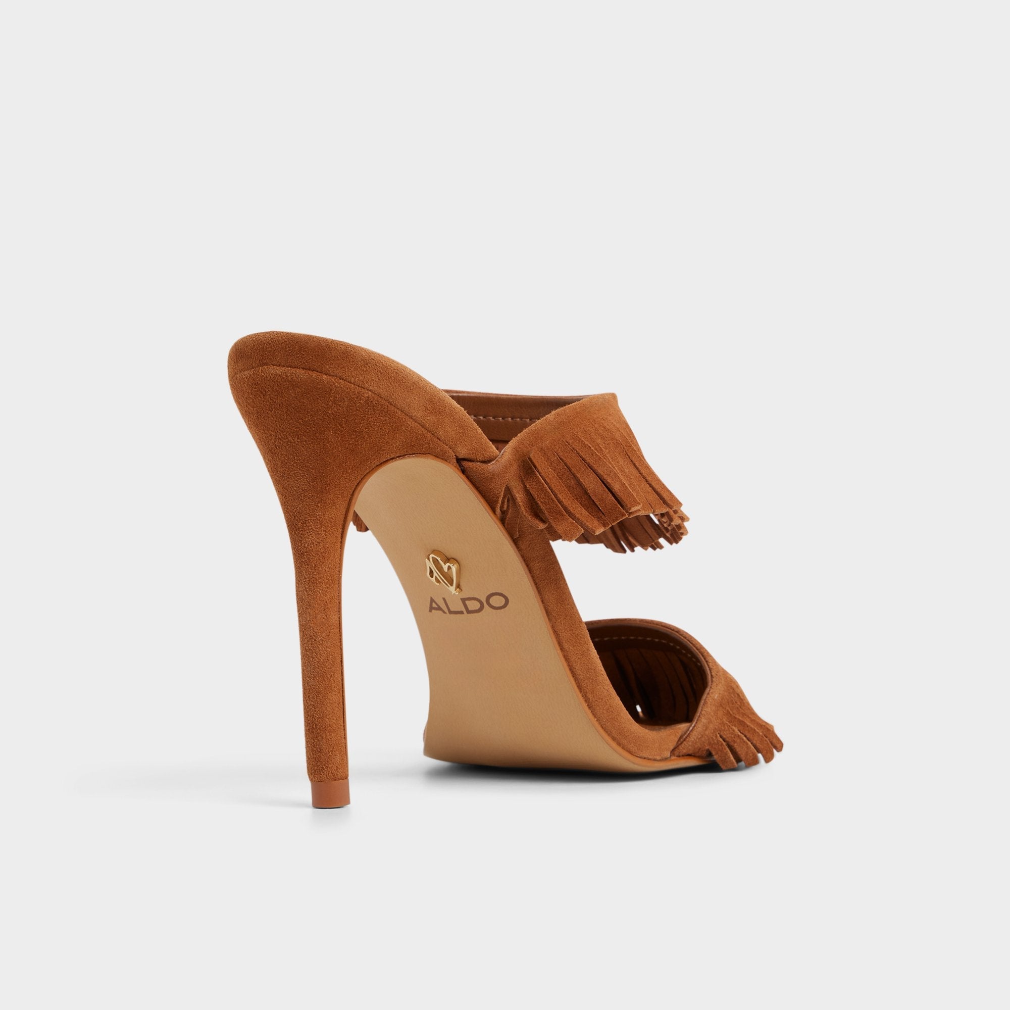 Aldo Nahanie in Medium Brown - Heeled mule, Stiletto heel