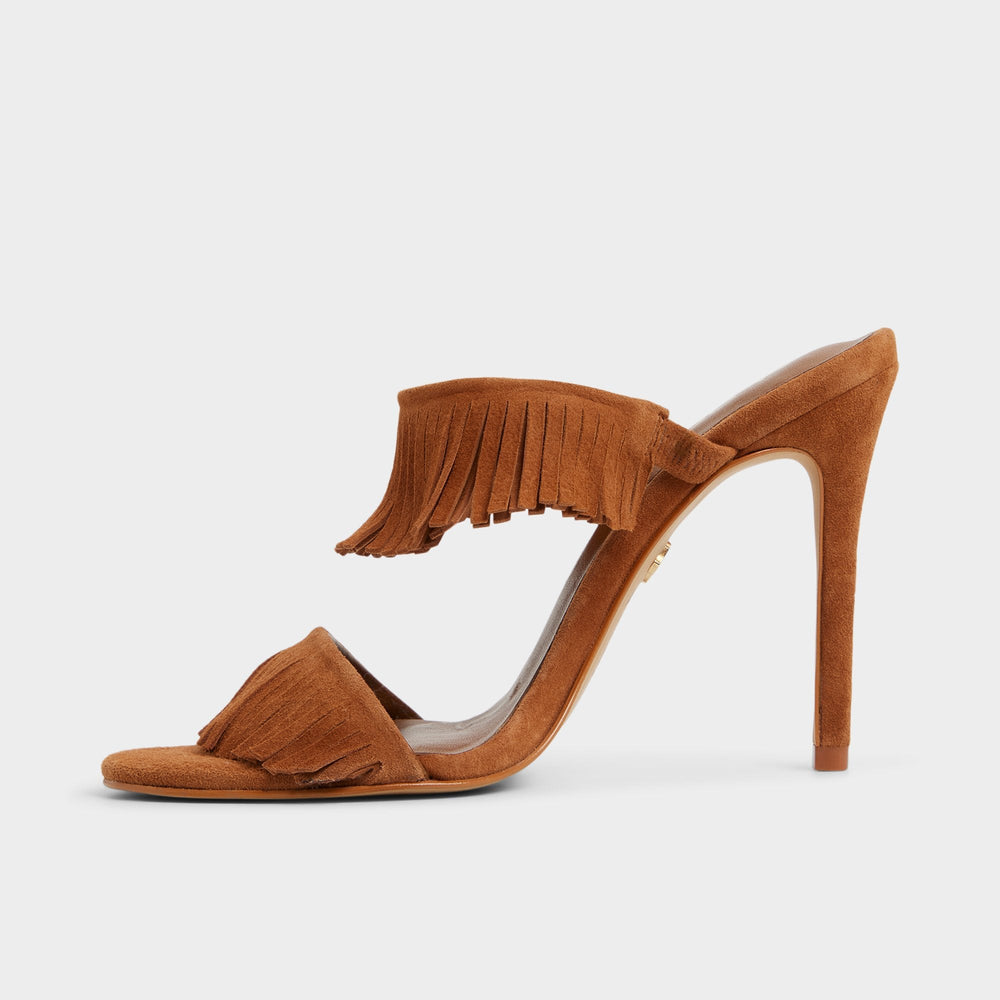 Aldo Nahanie in Medium Brown - Heeled mule, Stiletto heel