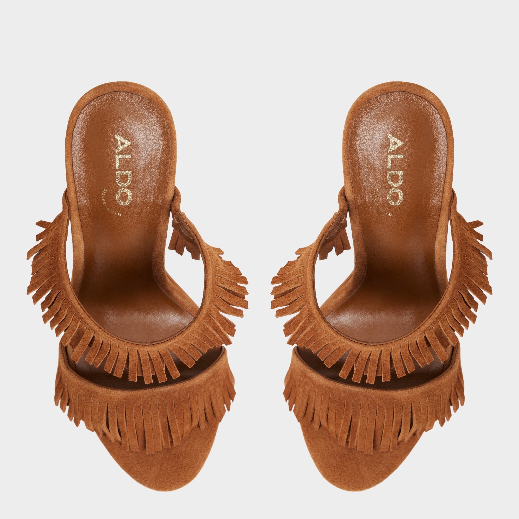 Aldo Nahanie in Medium Brown - Heeled mule, Stiletto heel