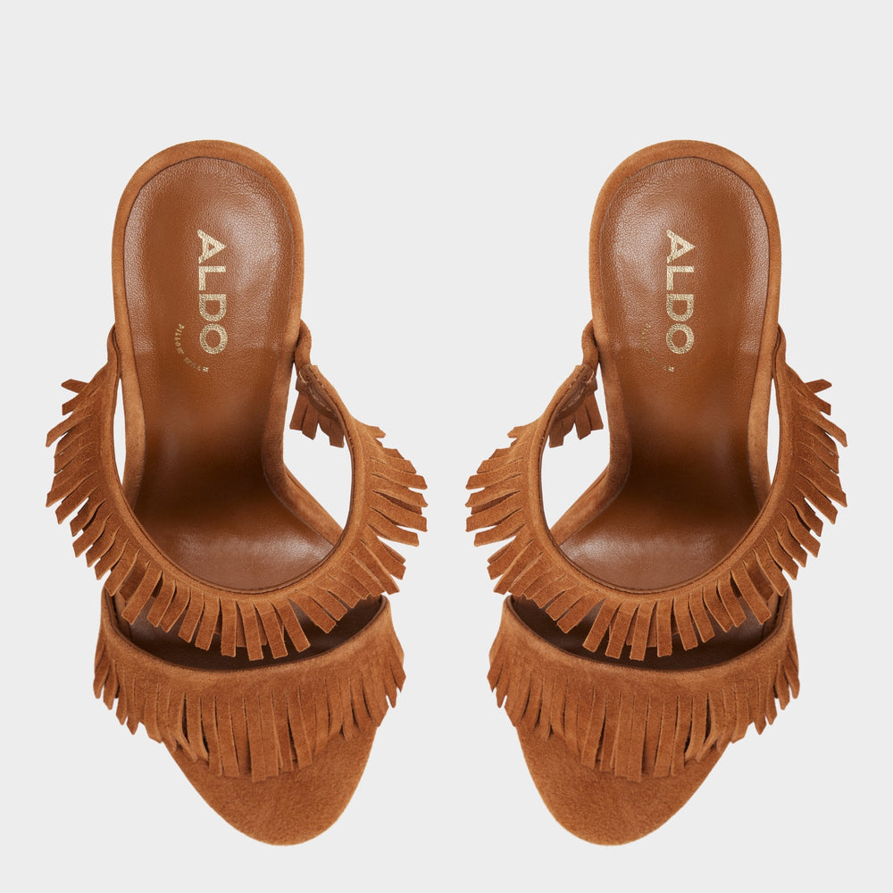 Aldo Nahanie in Medium Brown - Heeled mule, Stiletto heel