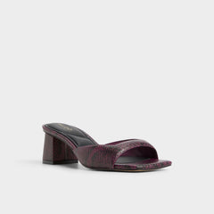 Aldo Aneky in Bordo - Heeled mule, Block heel