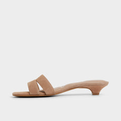 Aldo Scarletta Medium Brown Women's Heeled mules - Heeled mule, Kitten heel