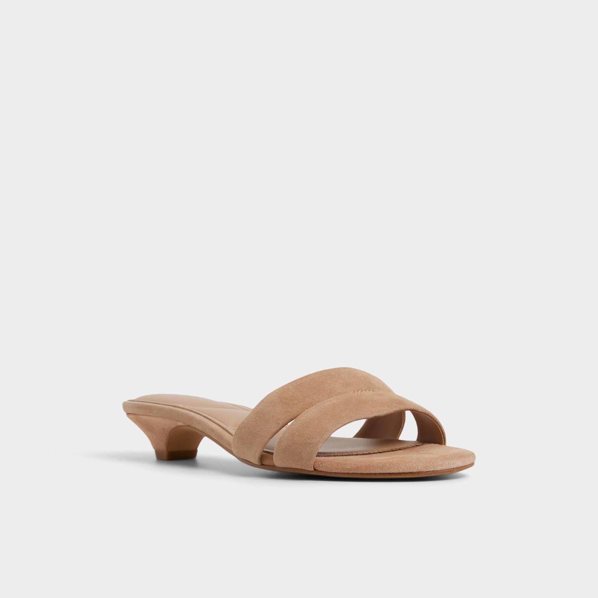 Aldo Scarletta Medium Brown Women's Heeled mules - Heeled mule, Kitten heel