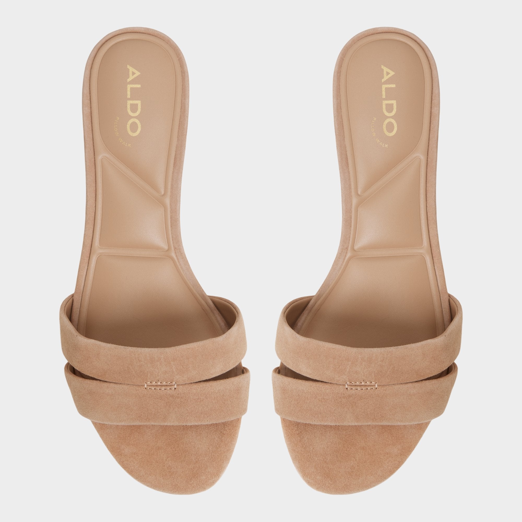 Aldo Scarletta Medium Brown Women's Heeled mules - Heeled mule, Kitten heel