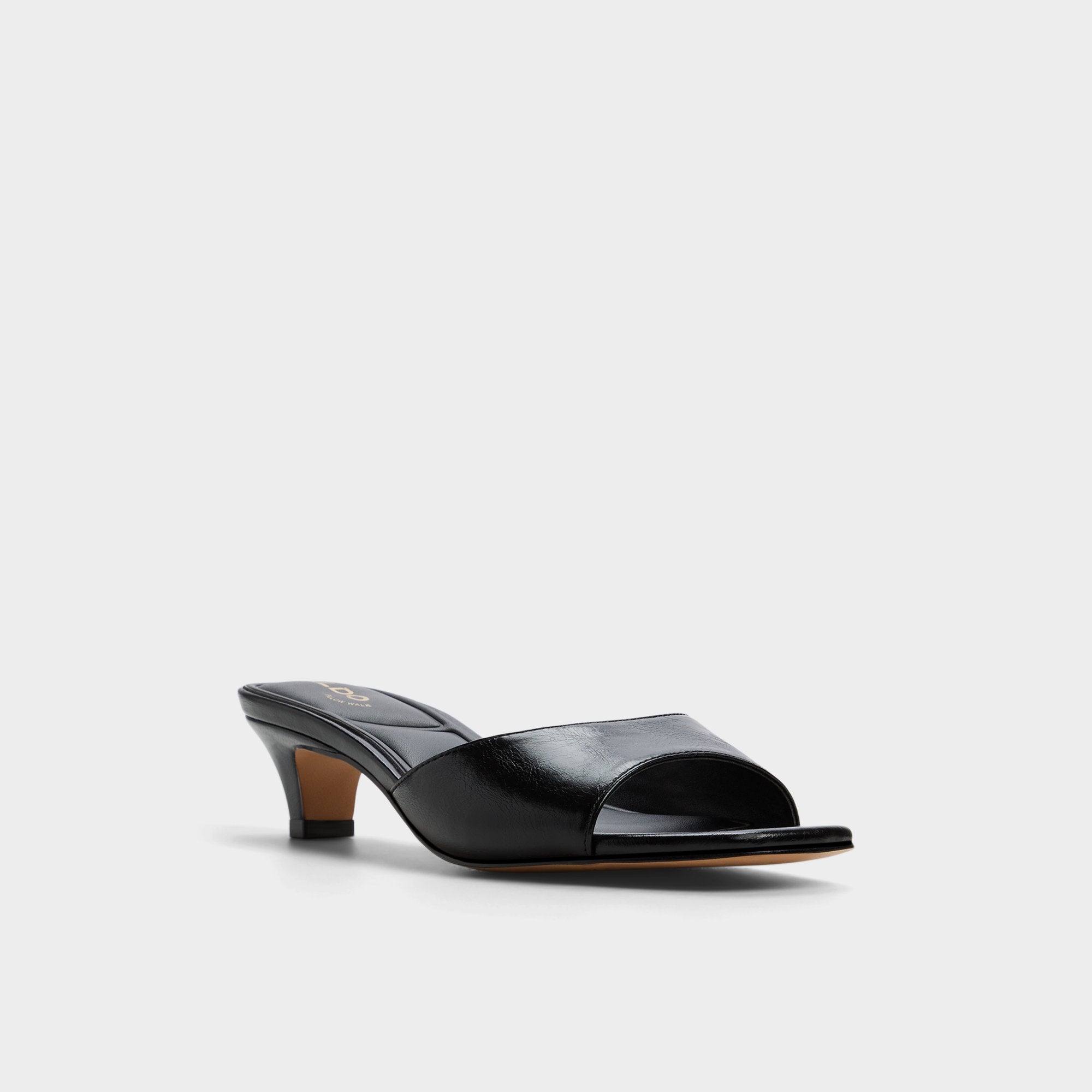 Aldo Haeden Black Women's Heeled mules - Heeled mule, Kitten heel