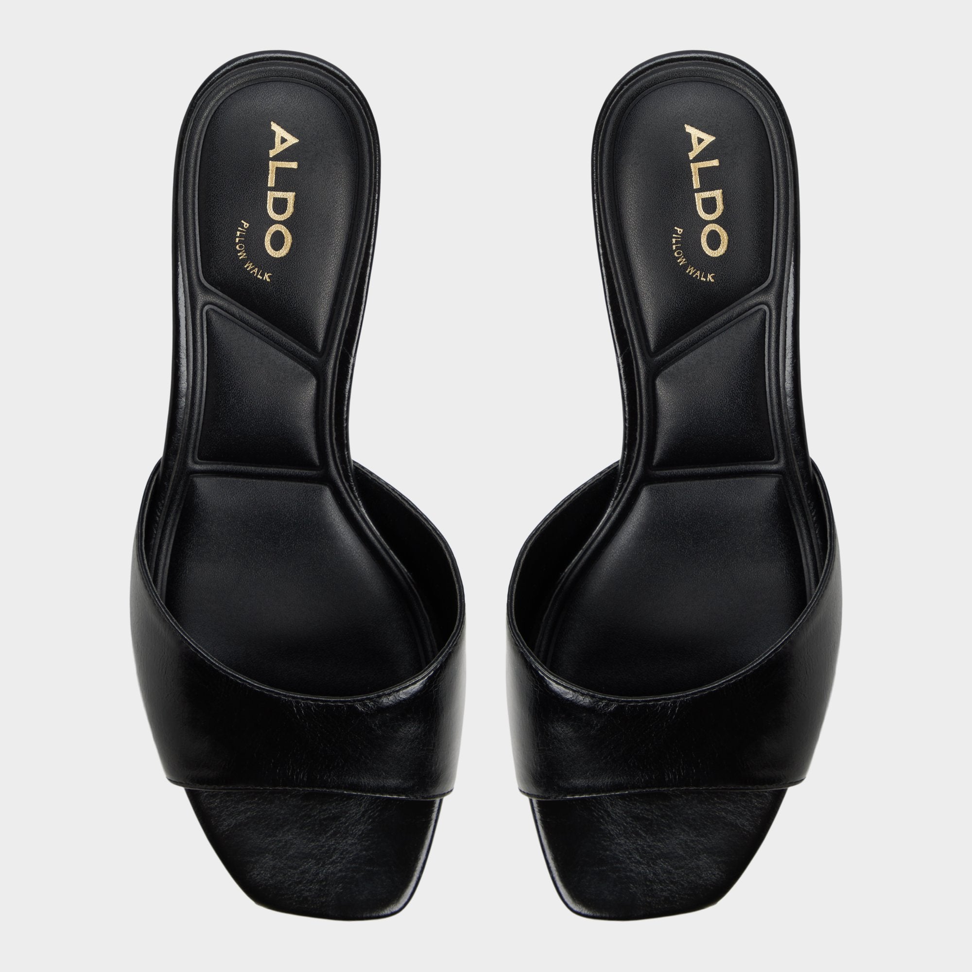 Aldo Haeden Black Women's Heeled mules - Heeled mule, Kitten heel