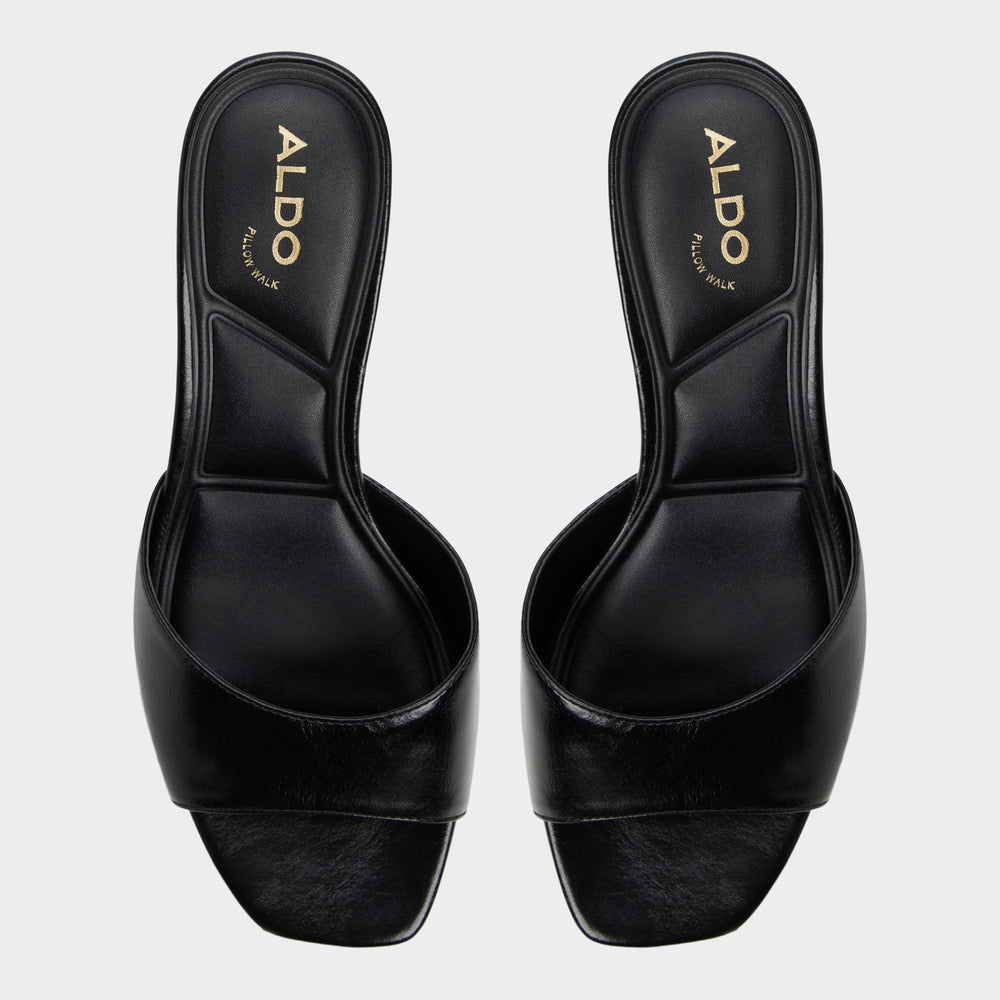 Aldo Haeden Black Women's Heeled mules - Heeled mule, Kitten heel