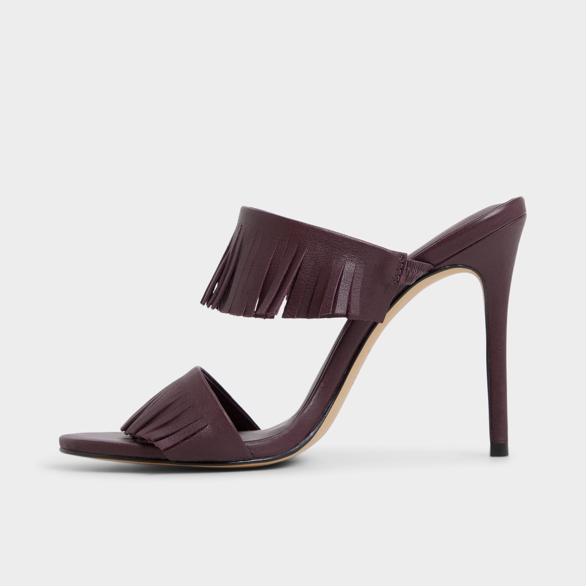 Aldo Nahanie in Bordo - Heeled mule, Stiletto heel