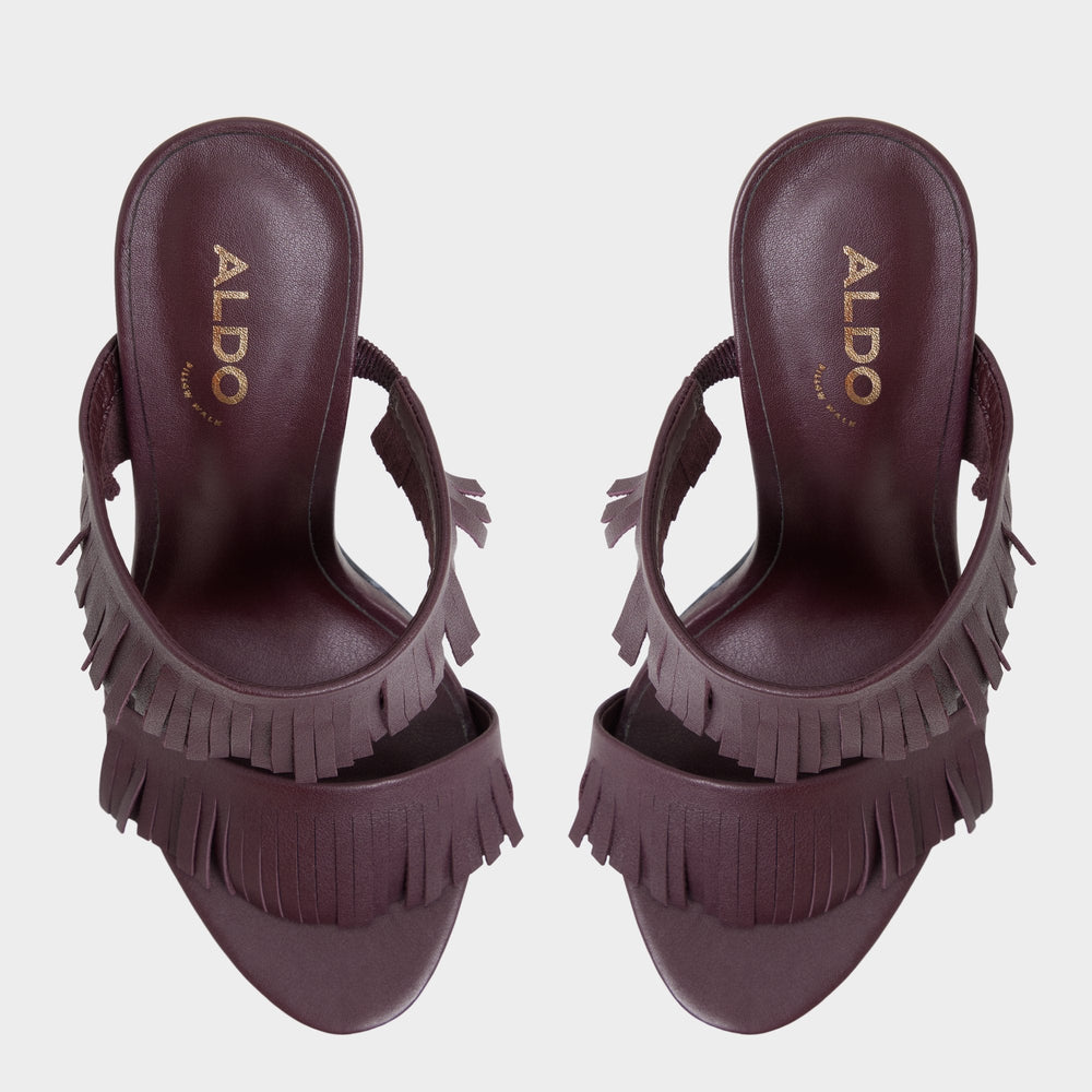Aldo Nahanie in Bordo - Heeled mule, Stiletto heel