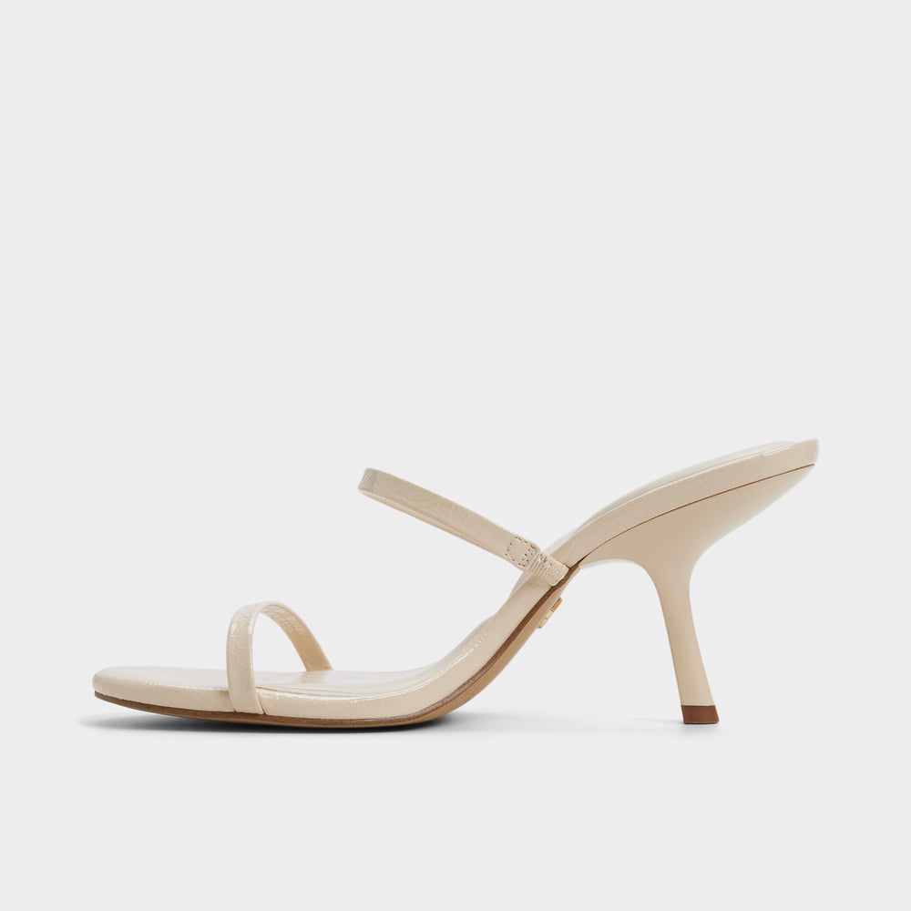 Aldo Avelinda in Cream - Heeled mule