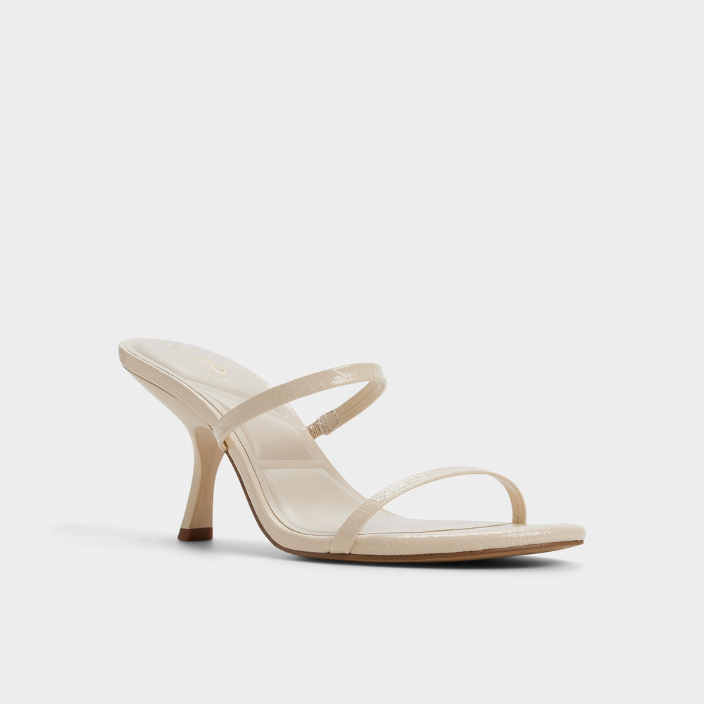 Aldo Avelinda in Cream - Heeled mule