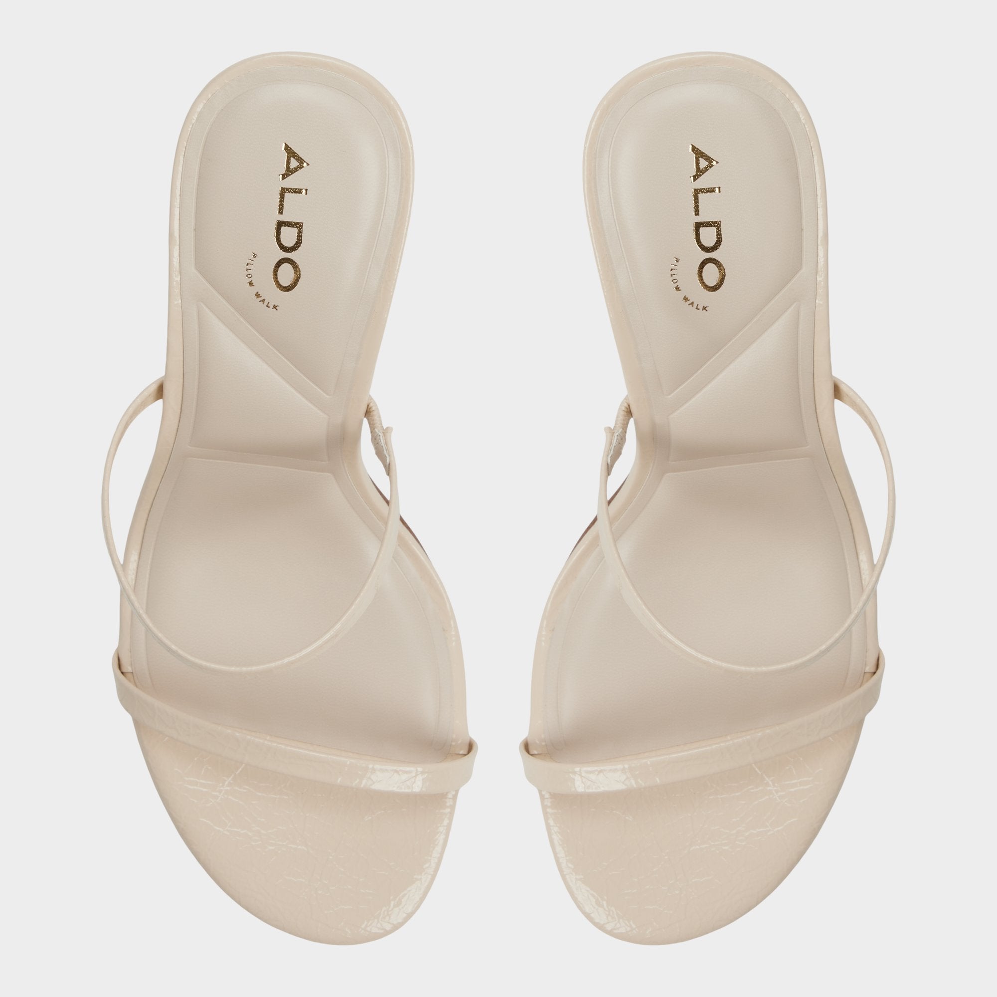 Aldo Avelinda in Cream - Heeled mule