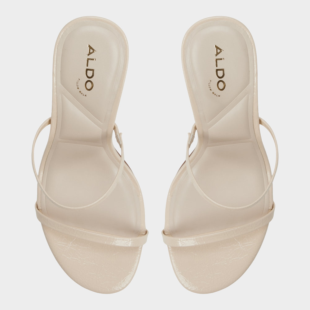 Aldo Avelinda in Cream - Heeled mule