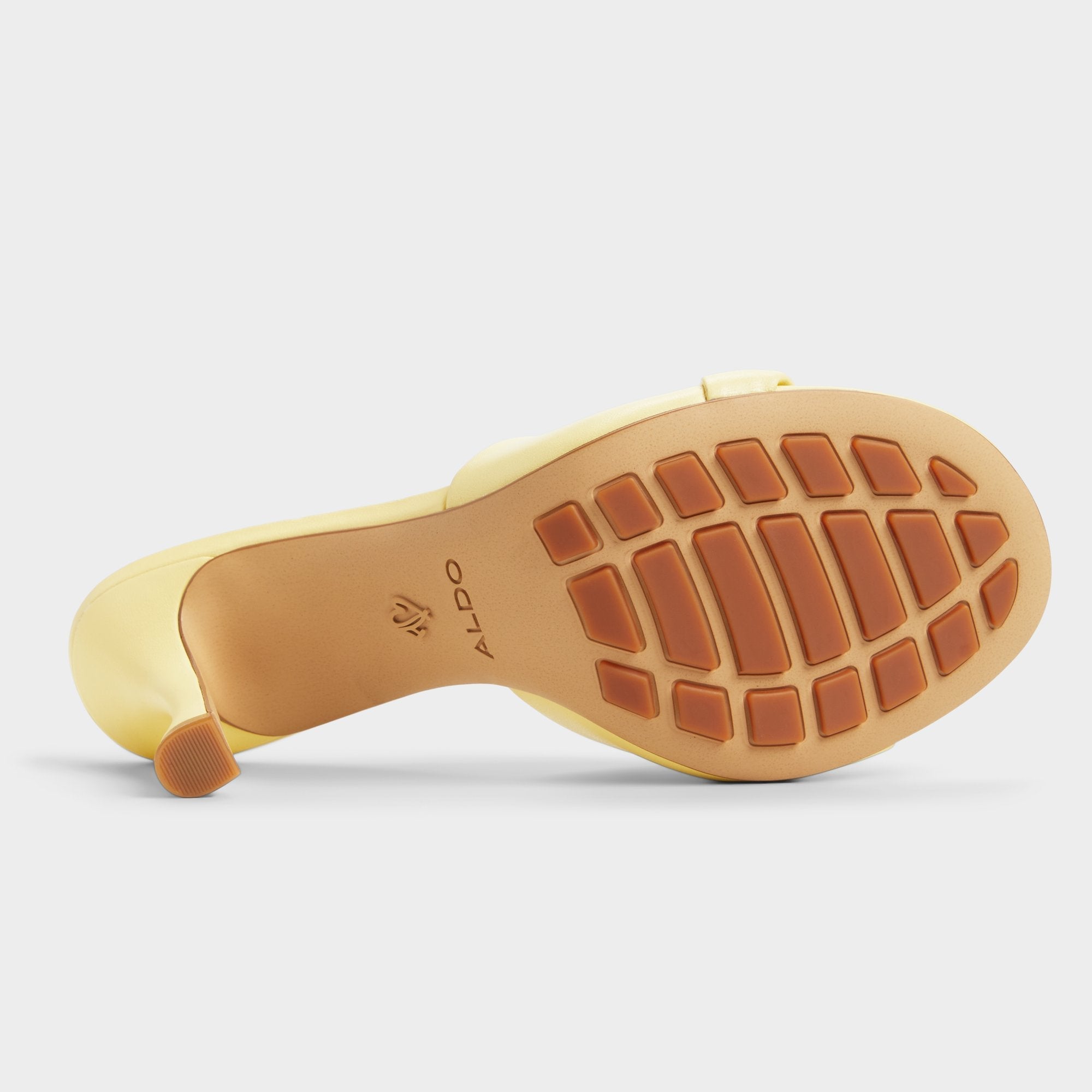 Aldo Lyhanna Light Yellow Women's Heeled mules - Heeled mule, Stiletto heel