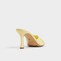 Aldo Lyhanna Light Yellow Women's Heeled mules - Heeled mule, Stiletto heel