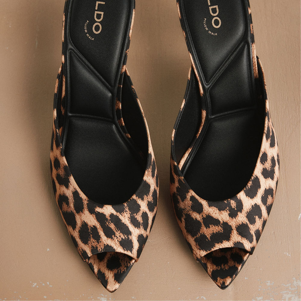 Aldo Elenara Brown Multi Women's Heeled mules - Heeled mule, Stiletto heel