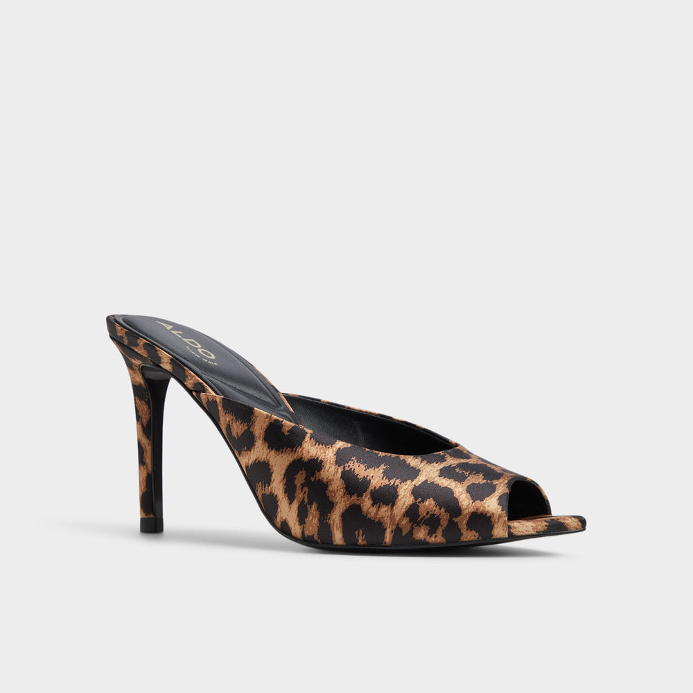 Aldo Elenara Brown Multi Women's Heeled mules - Heeled mule, Stiletto heel