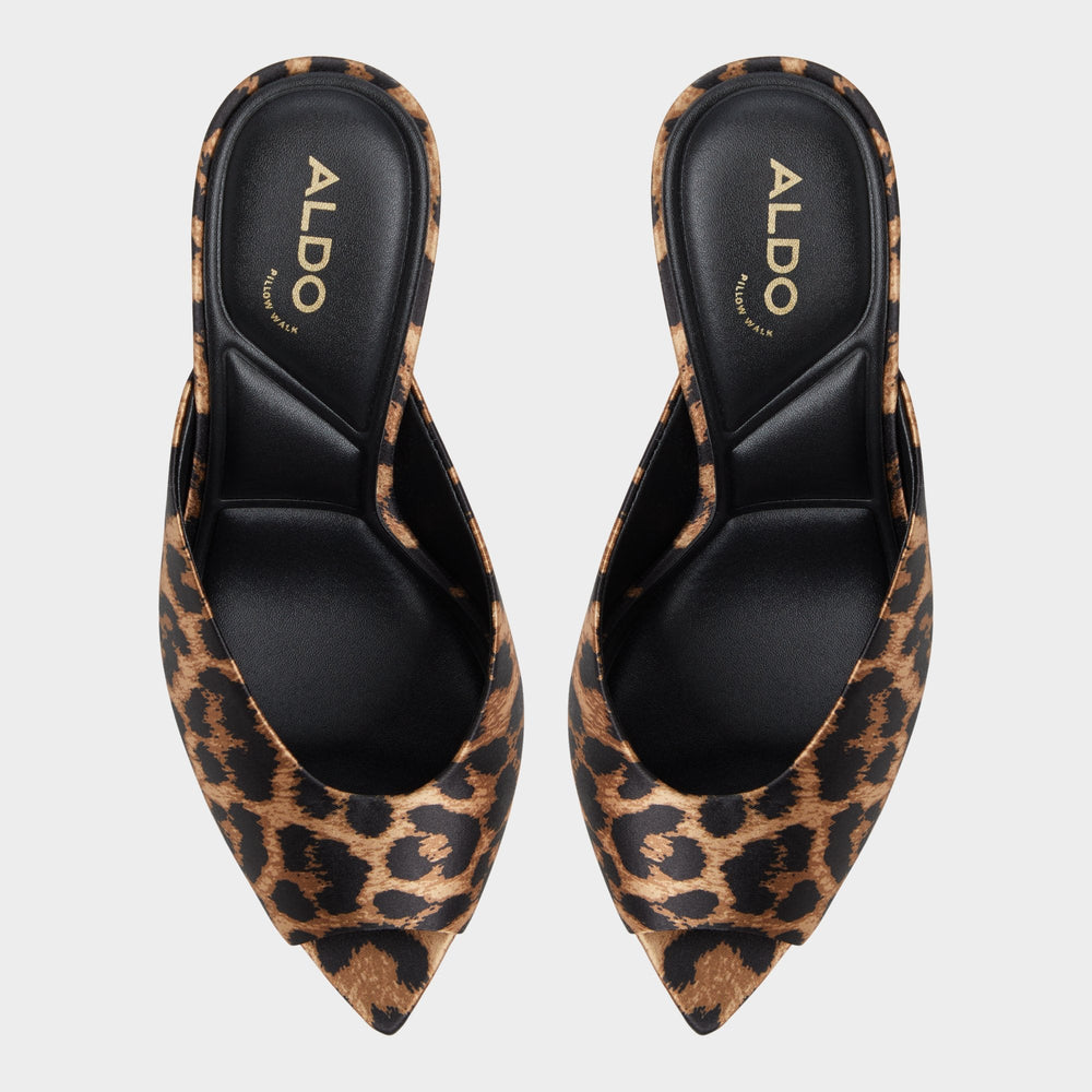 Aldo Elenara Brown Multi Women's Heeled mules - Heeled mule, Stiletto heel