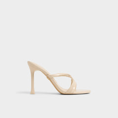 Aldo Velaia Light Beige Women's Heeled mules - Heeled mule, Stiletto heel
