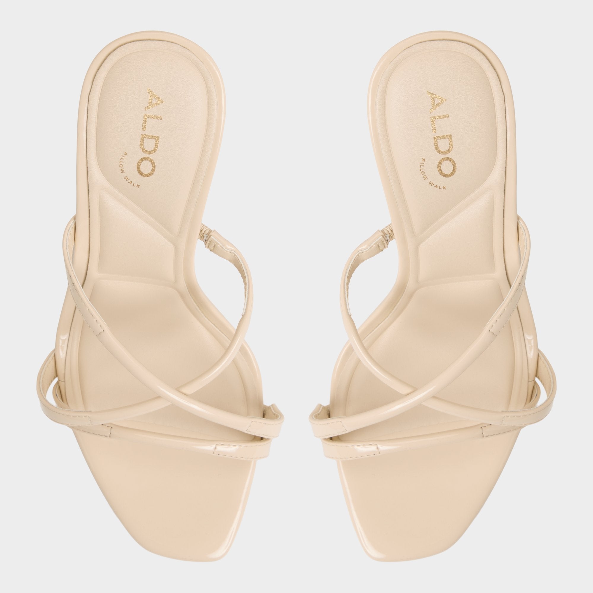 Aldo Velaia Light Beige Women's Heeled mules - Heeled mule, Stiletto heel