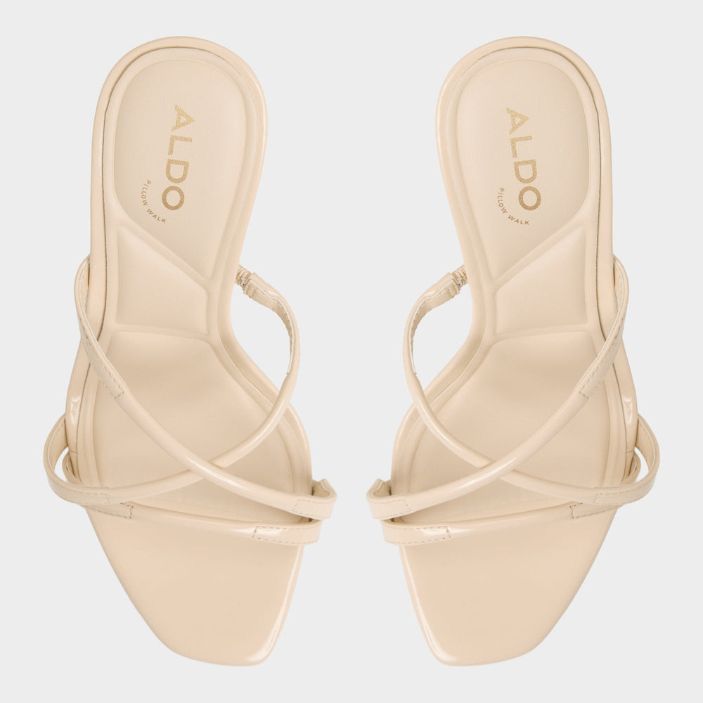 Aldo Velaia Light Beige Women's Heeled mules - Heeled mule, Stiletto heel
