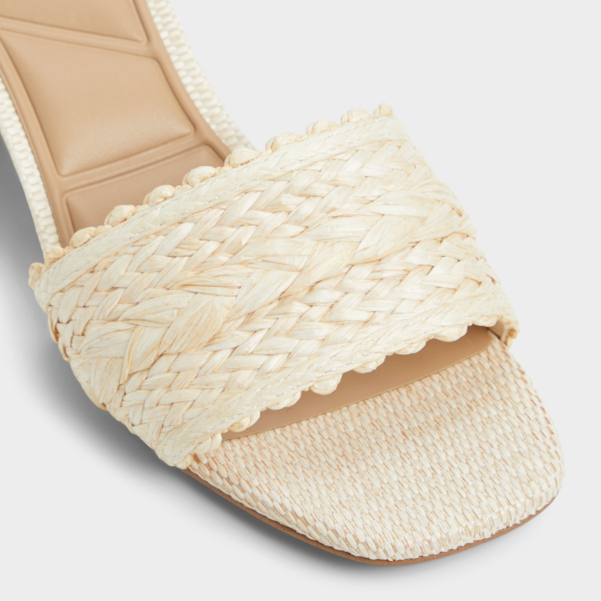Aldo Claudina Natural Women's Block heels - Heeled mule, Block heel