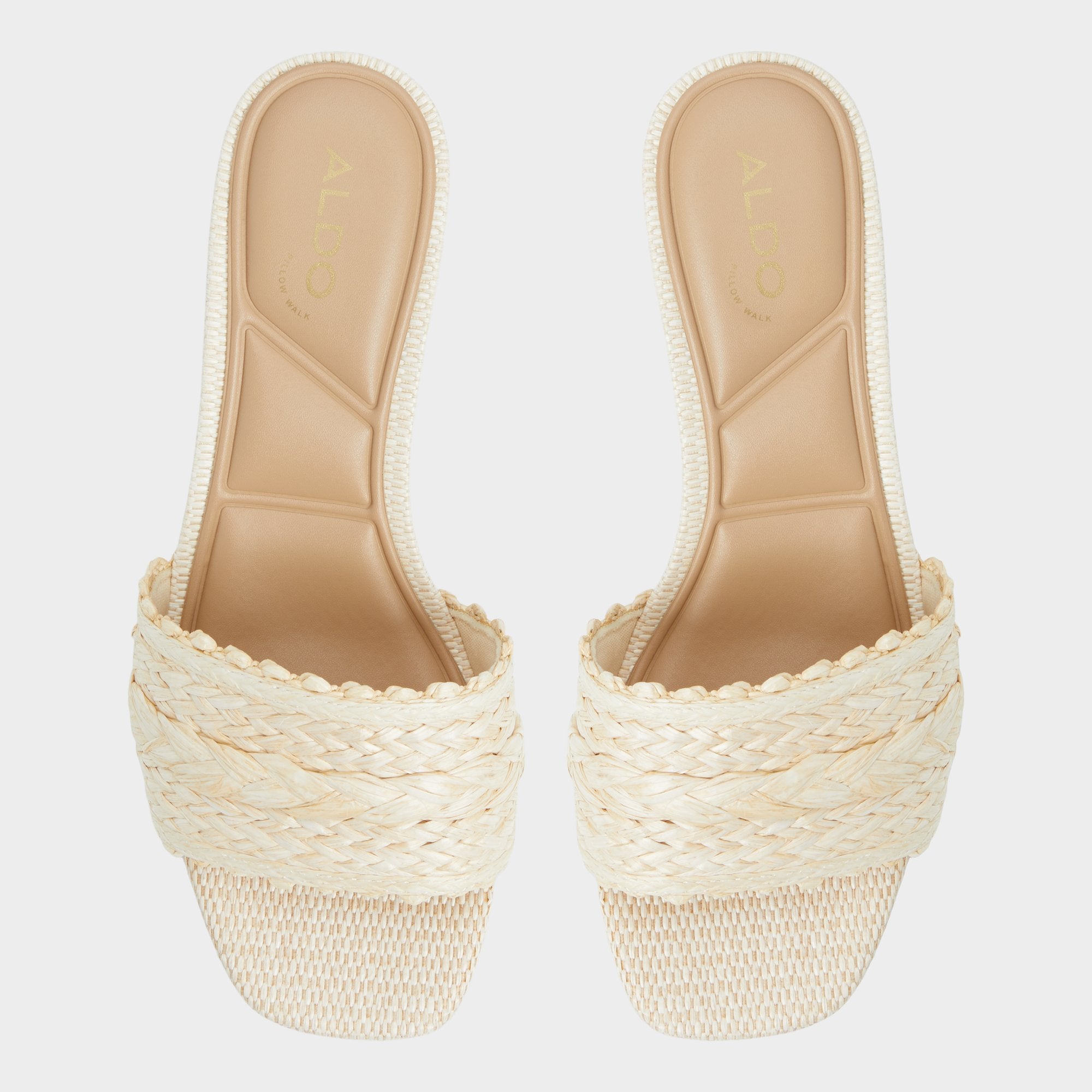 Aldo Claudina Natural Women's Block heels - Heeled mule, Block heel