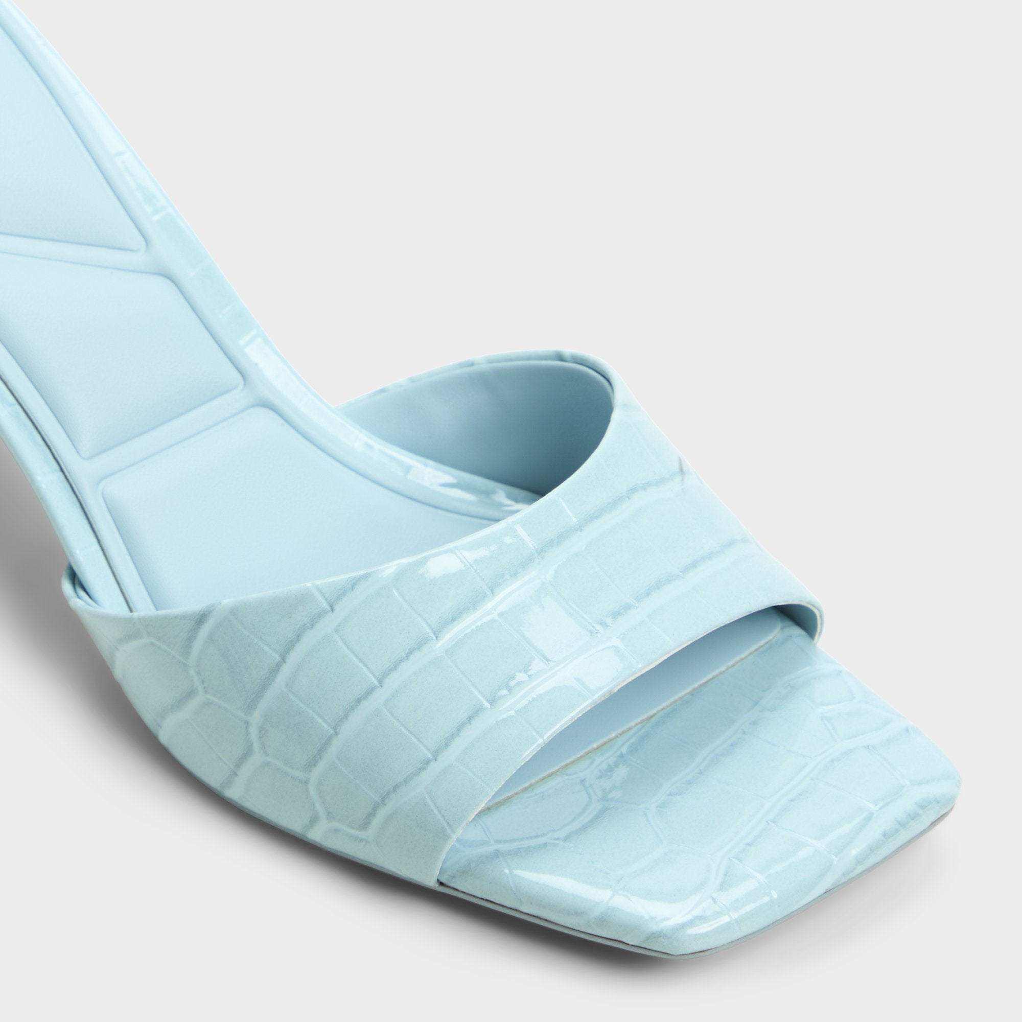 Aldo Enchanting Pastel Blue Women's Heeled mules - Heeled mule, Kitten heel