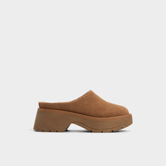 Aldo Academia Camel Women's Cold Weather Shoes - Heeled mule, Lug sole