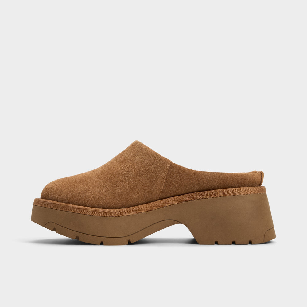 Aldo Academia Camel Women's Cold Weather Shoes - Heeled mule, Lug sole