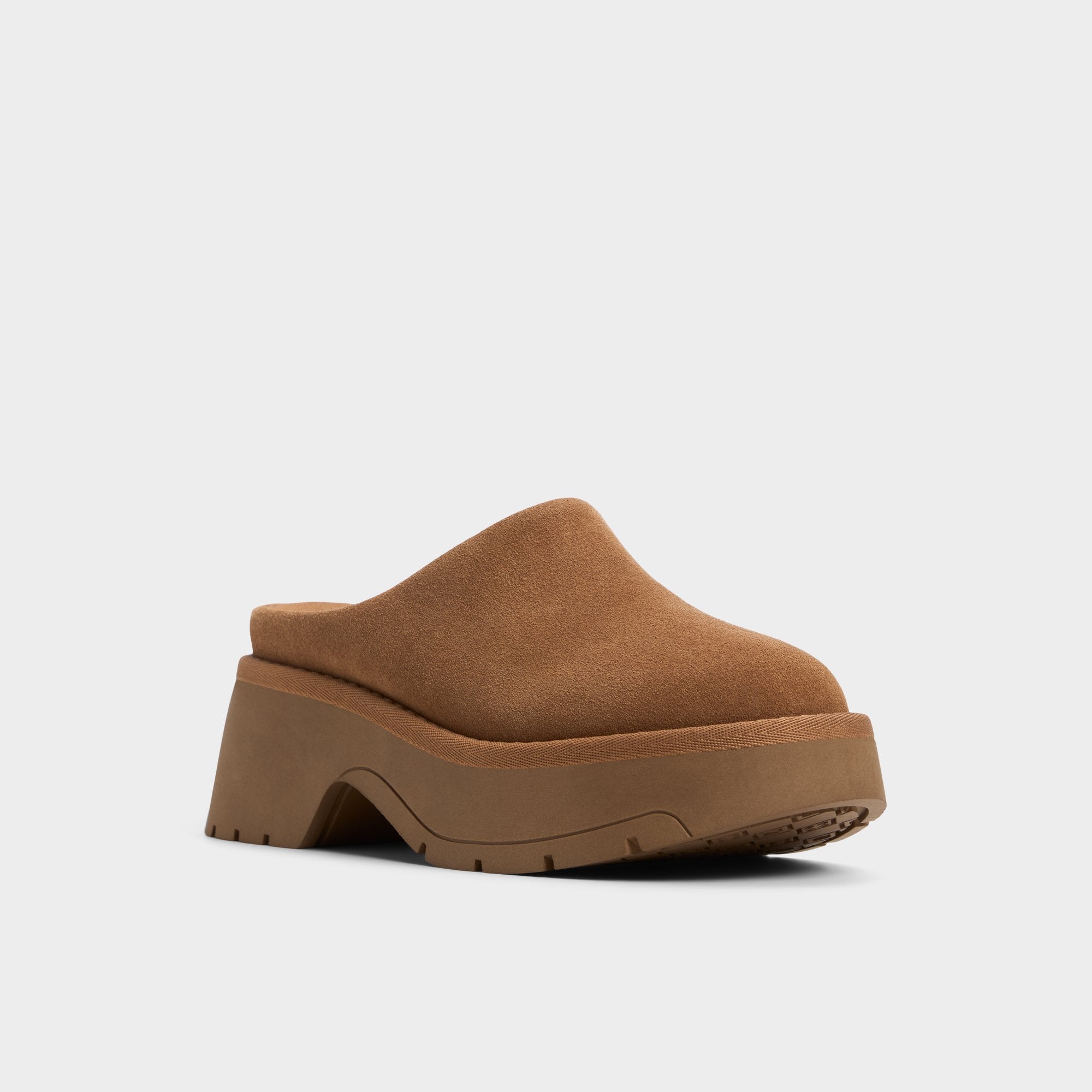 Aldo Academia Camel Women's Cold Weather Shoes - Heeled mule, Lug sole