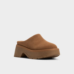 Aldo Academia Camel Women's Cold Weather Shoes - Heeled mule, Lug sole
