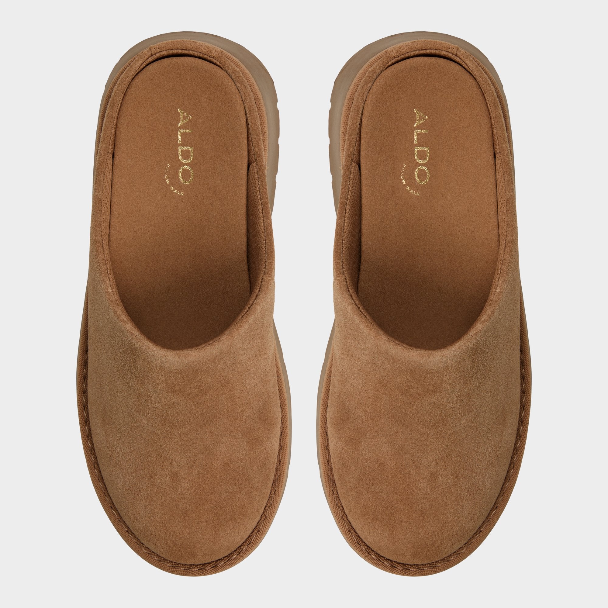 Aldo Academia Camel Women's Cold Weather Shoes - Heeled mule, Lug sole