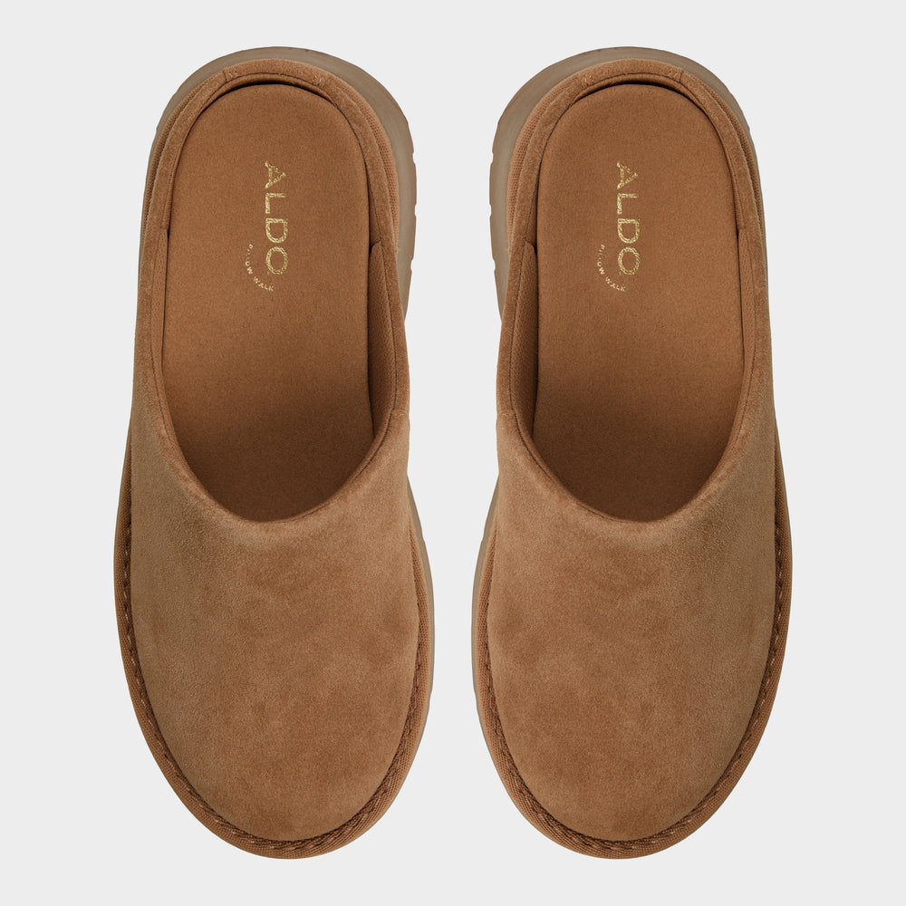 Aldo Academia Camel Women's Cold Weather Shoes - Heeled mule, Lug sole