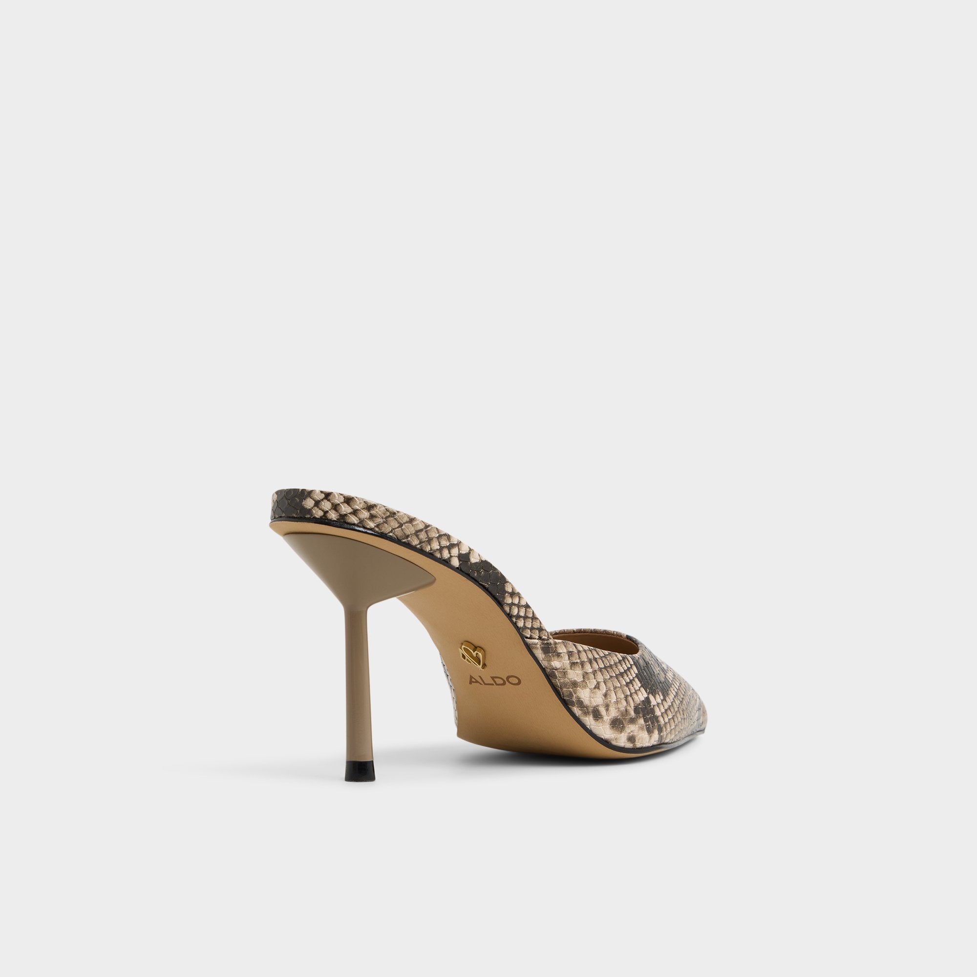 Aldo Beatrixy Python Women's Heeled mules - Heeled mule, Stiletto heel