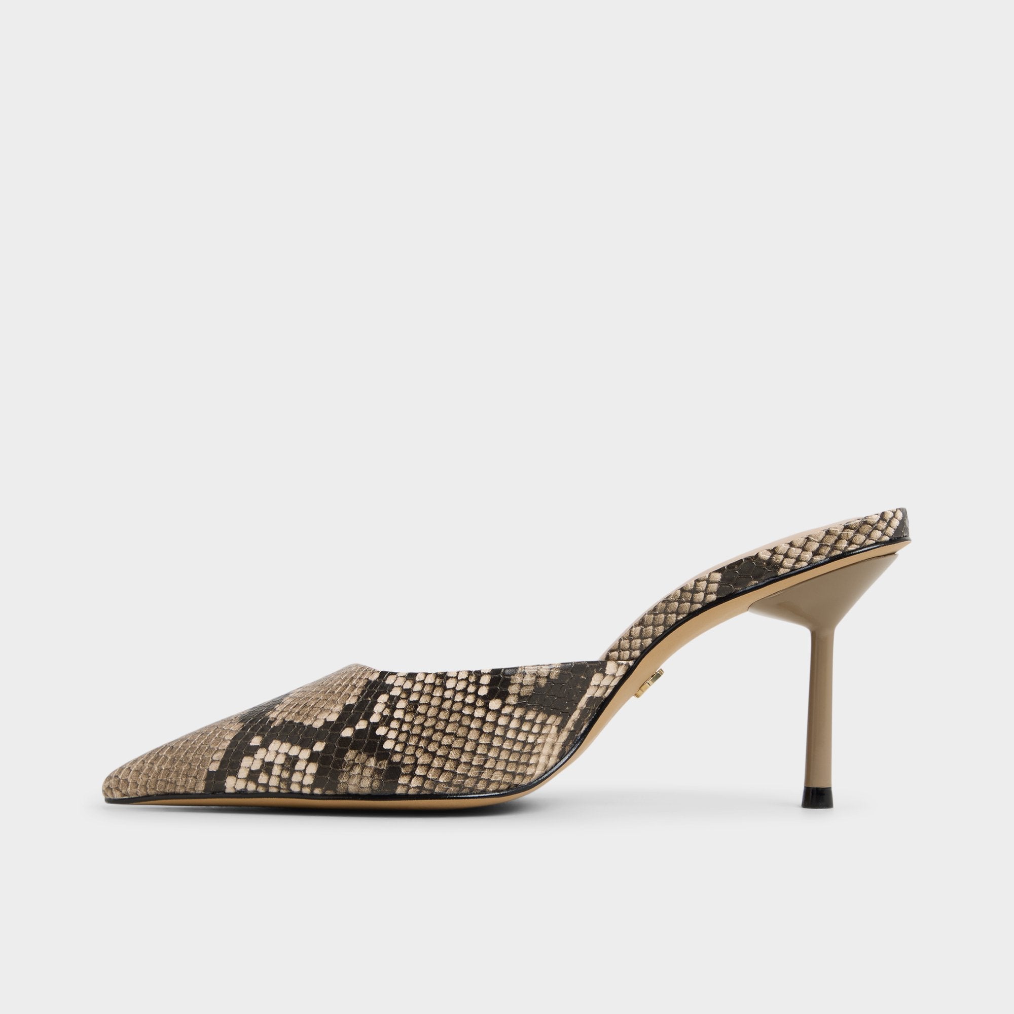Aldo Beatrixy Python Women's Heeled mules - Heeled mule, Stiletto heel