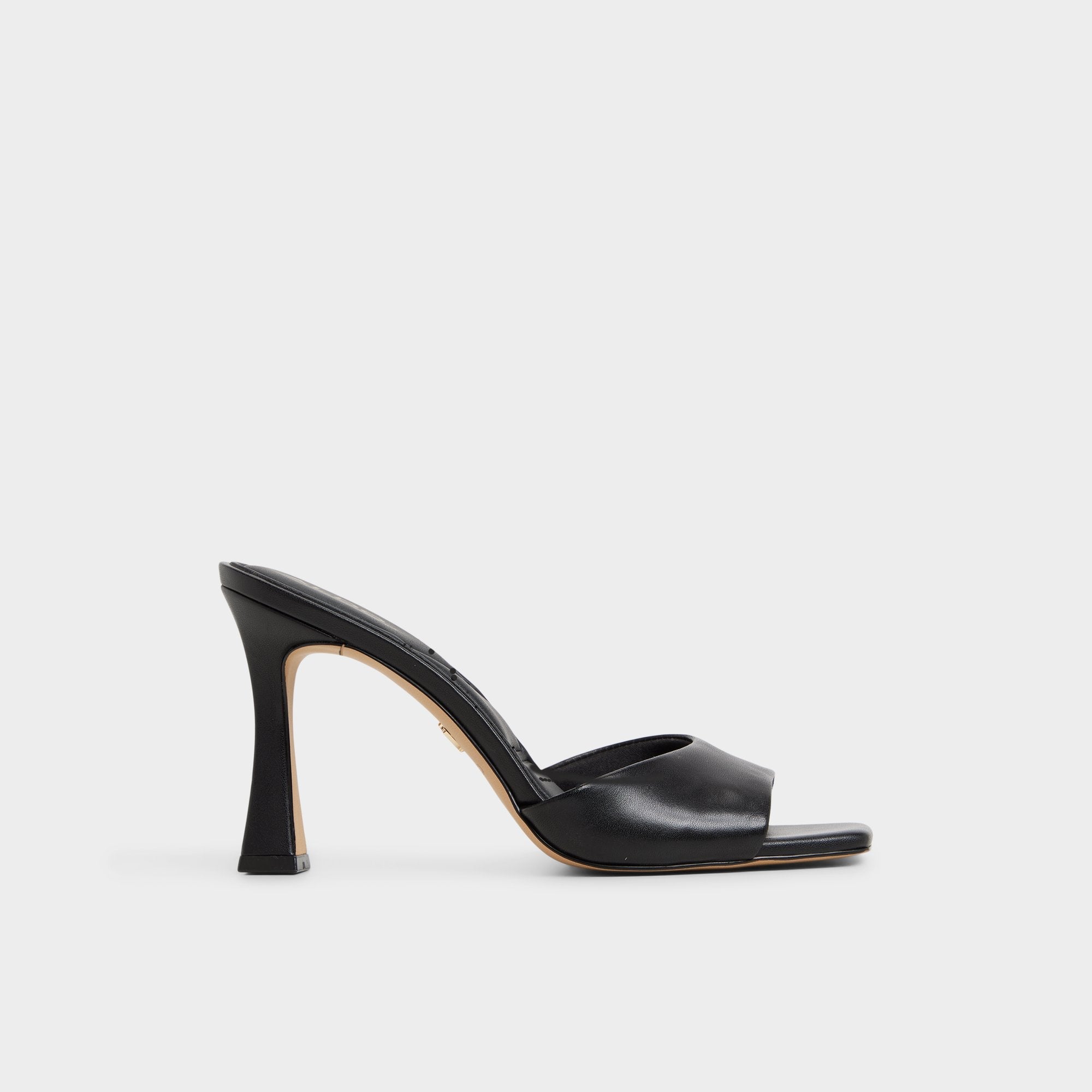 Aldo Jennifer in Black - Heeled mule, Stiletto heel