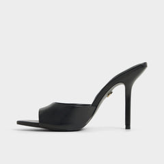 Aldo Madelan in Black - Heeled mule, Stiletto heel