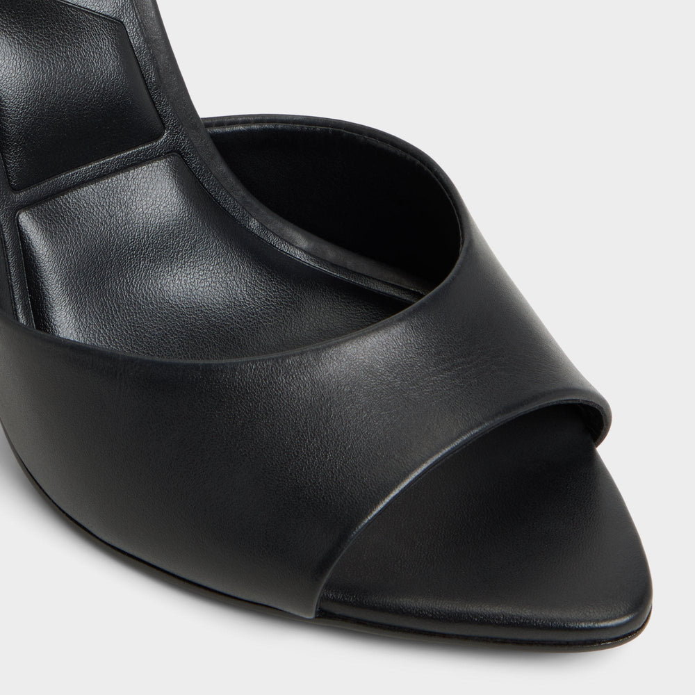Aldo Madelan in Black - Heeled mule, Stiletto heel