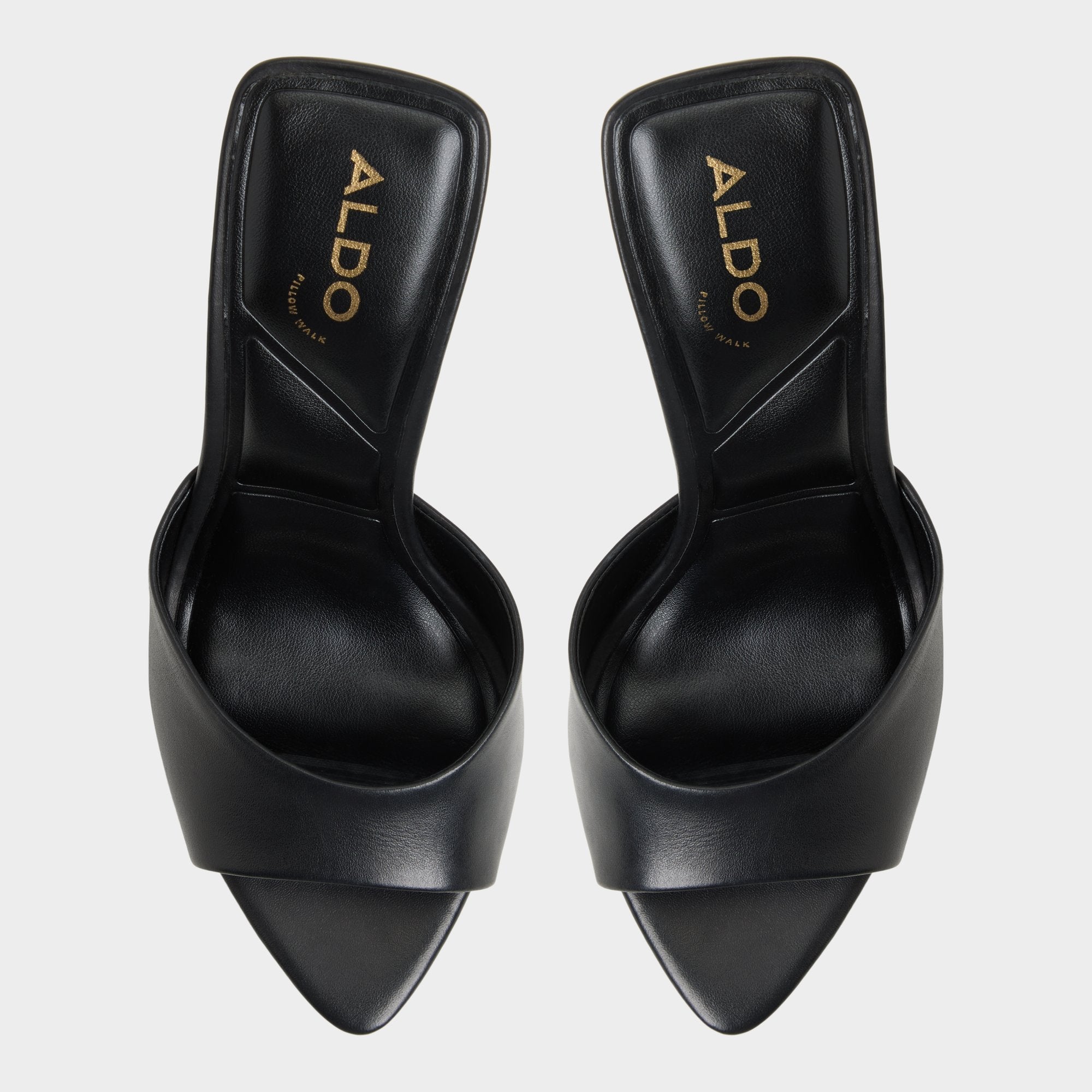 Aldo Madelan in Black - Heeled mule, Stiletto heel