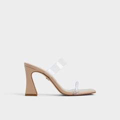 Aldo Calley Tan Women's Heeled mules - Heeled mule, Block heel