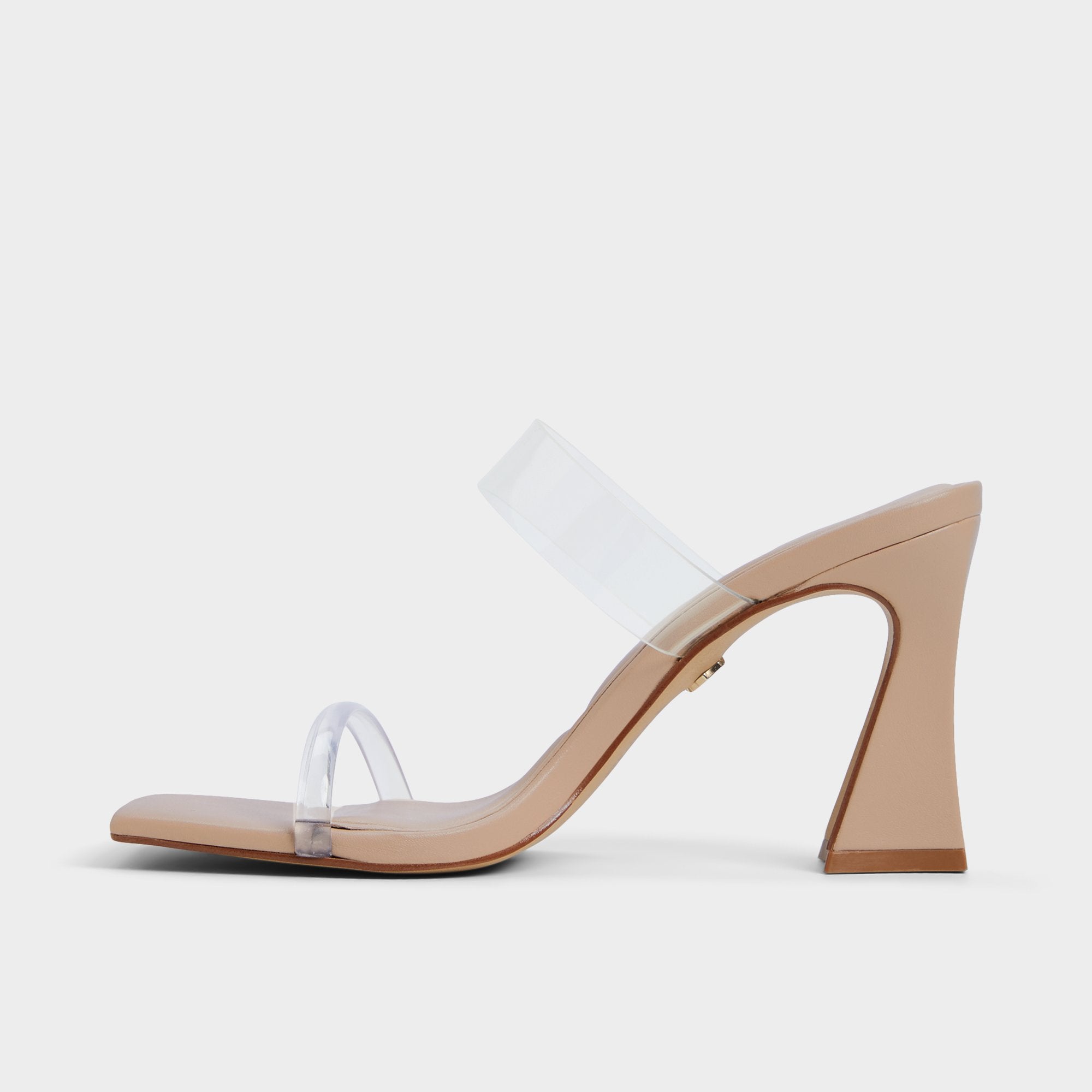 Aldo Calley Tan Women's Heeled mules - Heeled mule, Block heel