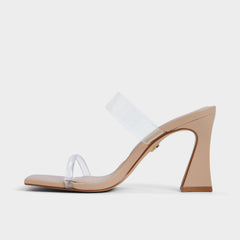 Aldo Calley Tan Women's Heeled mules - Heeled mule, Block heel