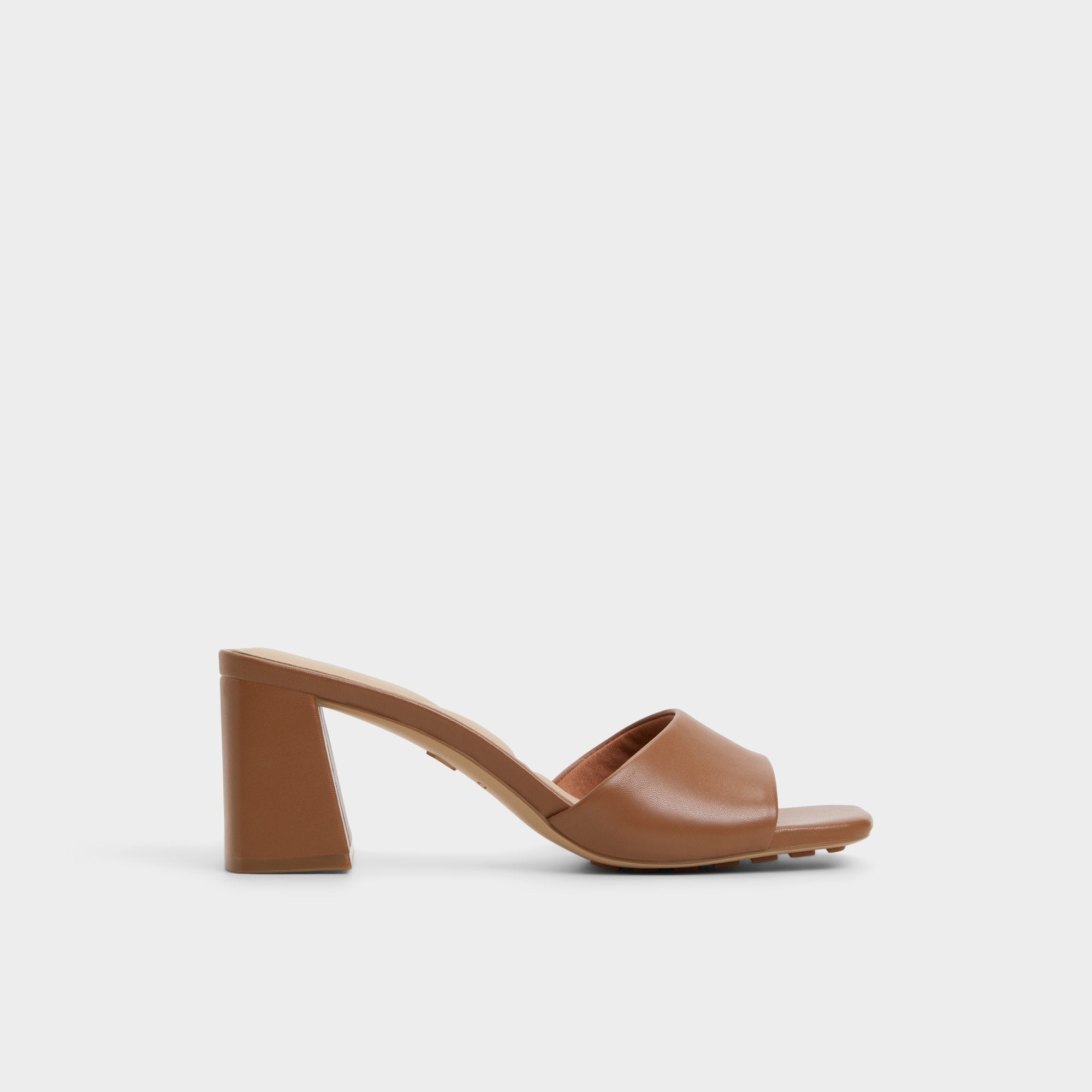 Aldo Tisha Tan Women's Heeled mules - Heeled mule, Block heel