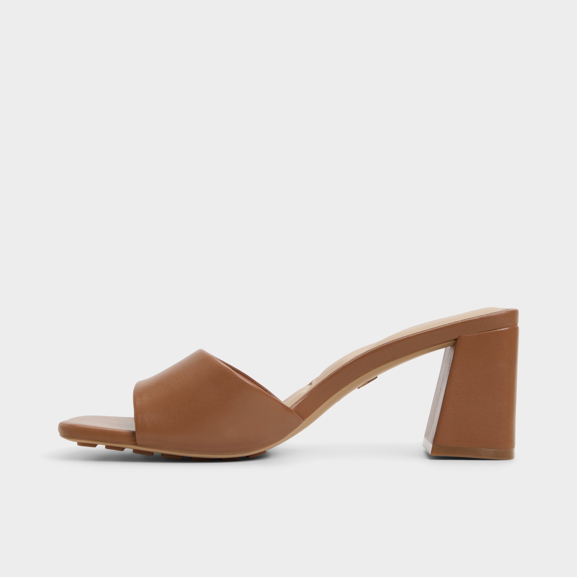 Aldo Tisha Tan Women's Heeled mules - Heeled mule, Block heel